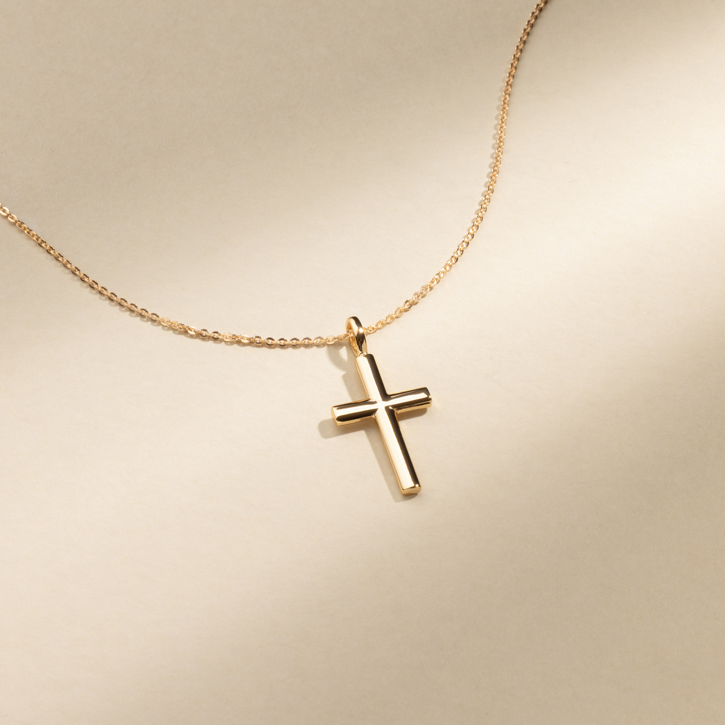 Rounded Cross Charm