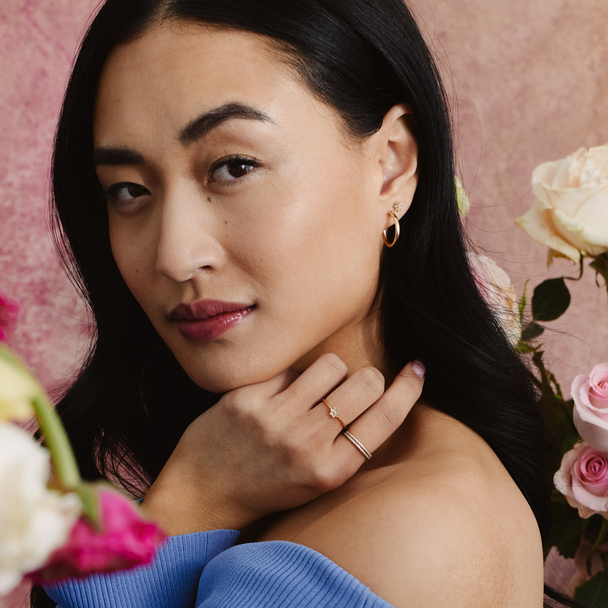 Flora Luxe Stud Earrings