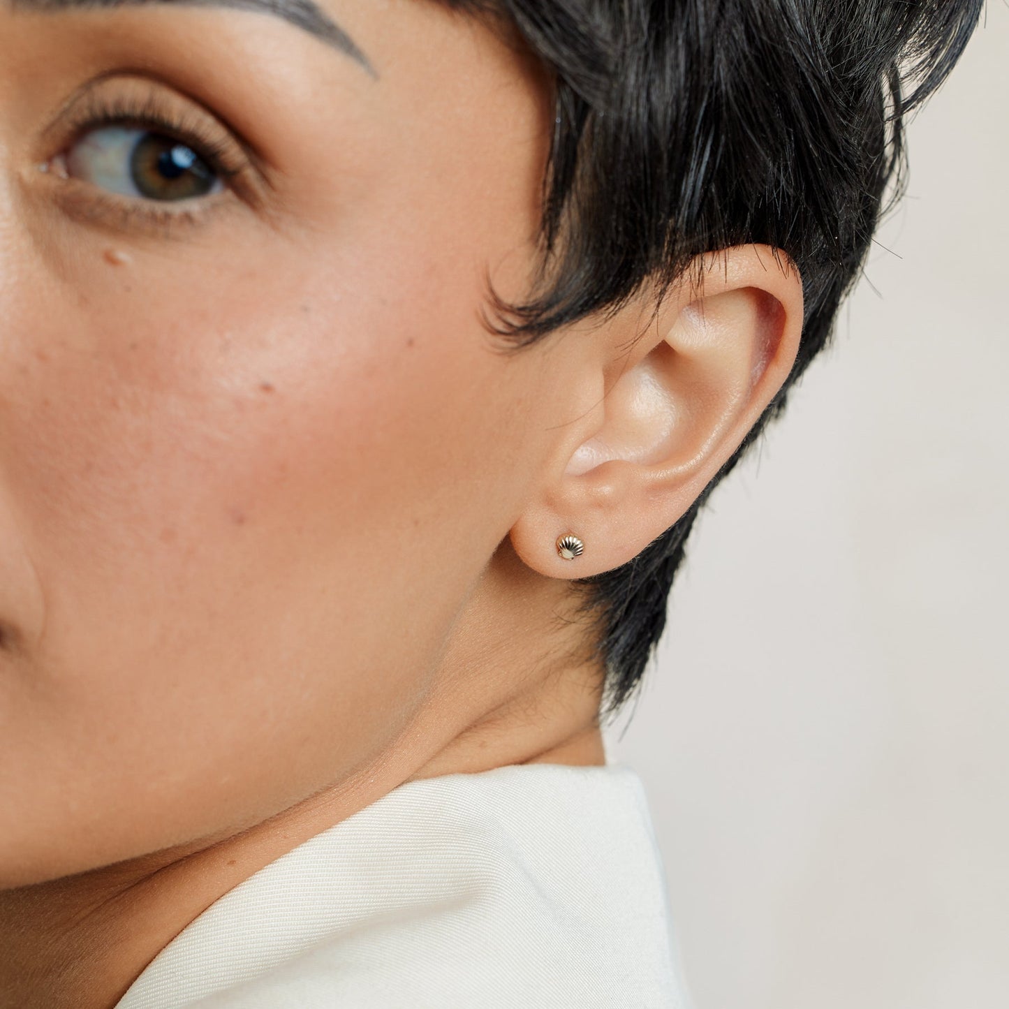 Shell Stud Earrings
