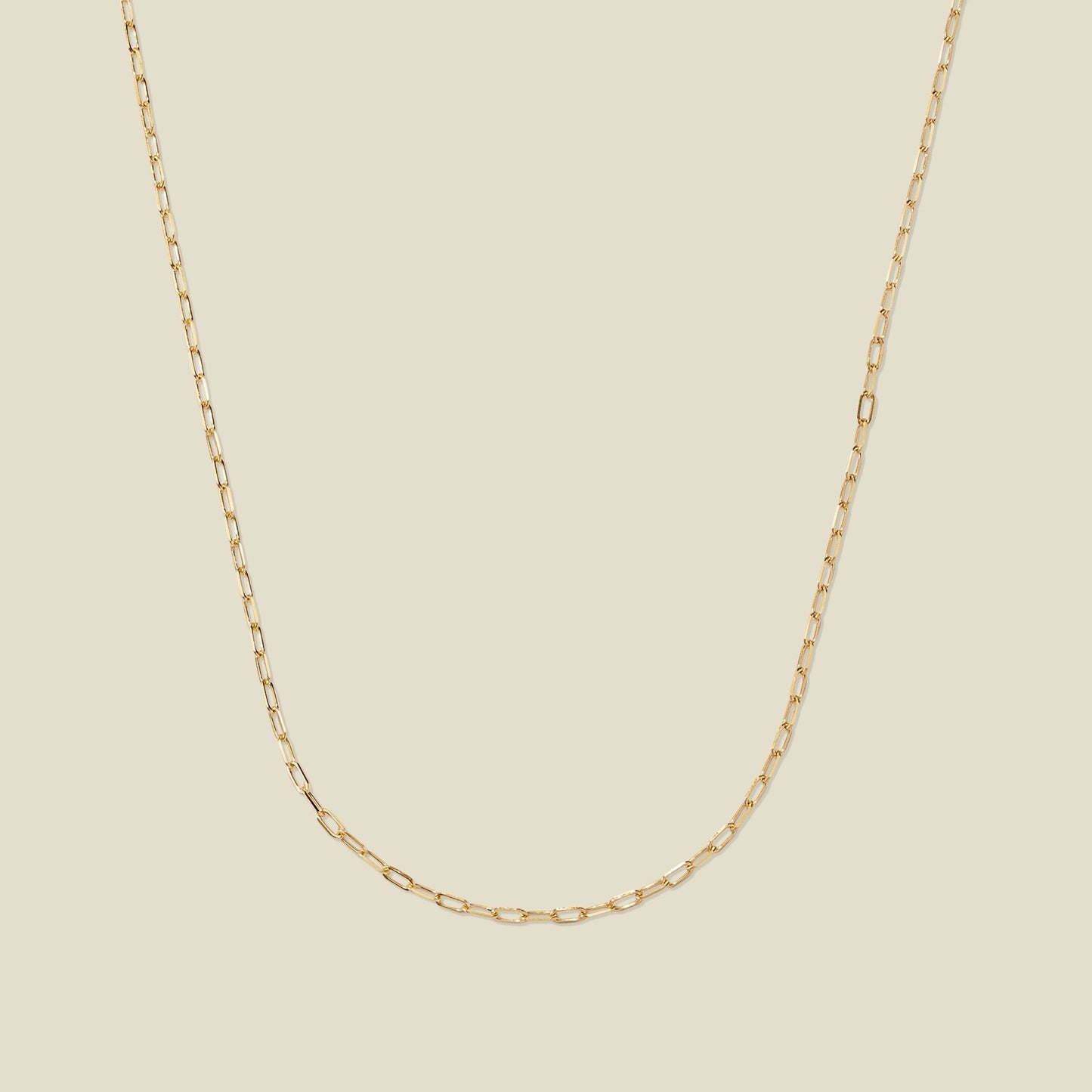 14k Mini Jude Chain 14k Solid Gold Necklace