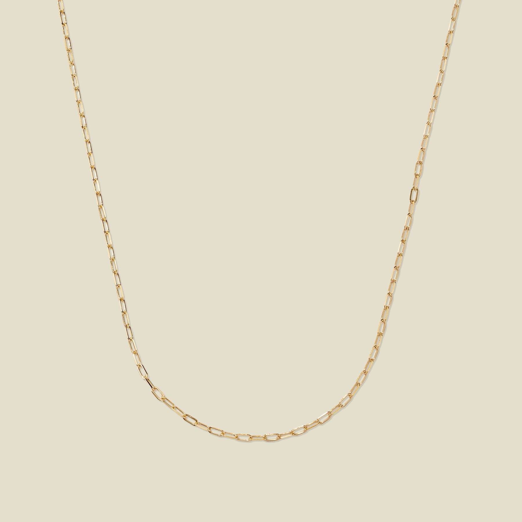 14k Mini Jude Chain 14k Solid Gold Necklace