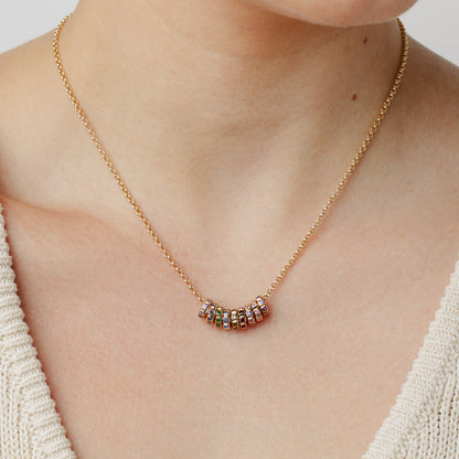 October Birthstone Spacer Charm