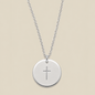 Cross Disc Necklace