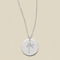 Palm Tree Disc Necklace
