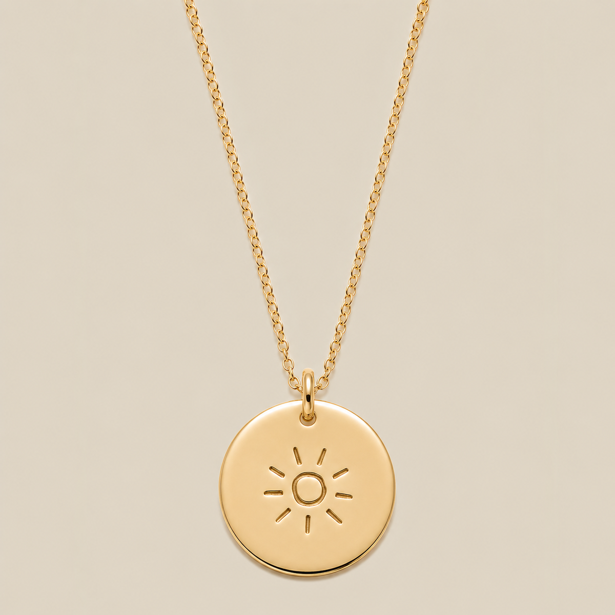 Sunny Disc Necklace