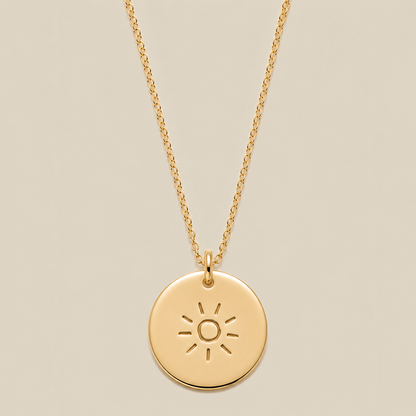Sunny Disc Necklace