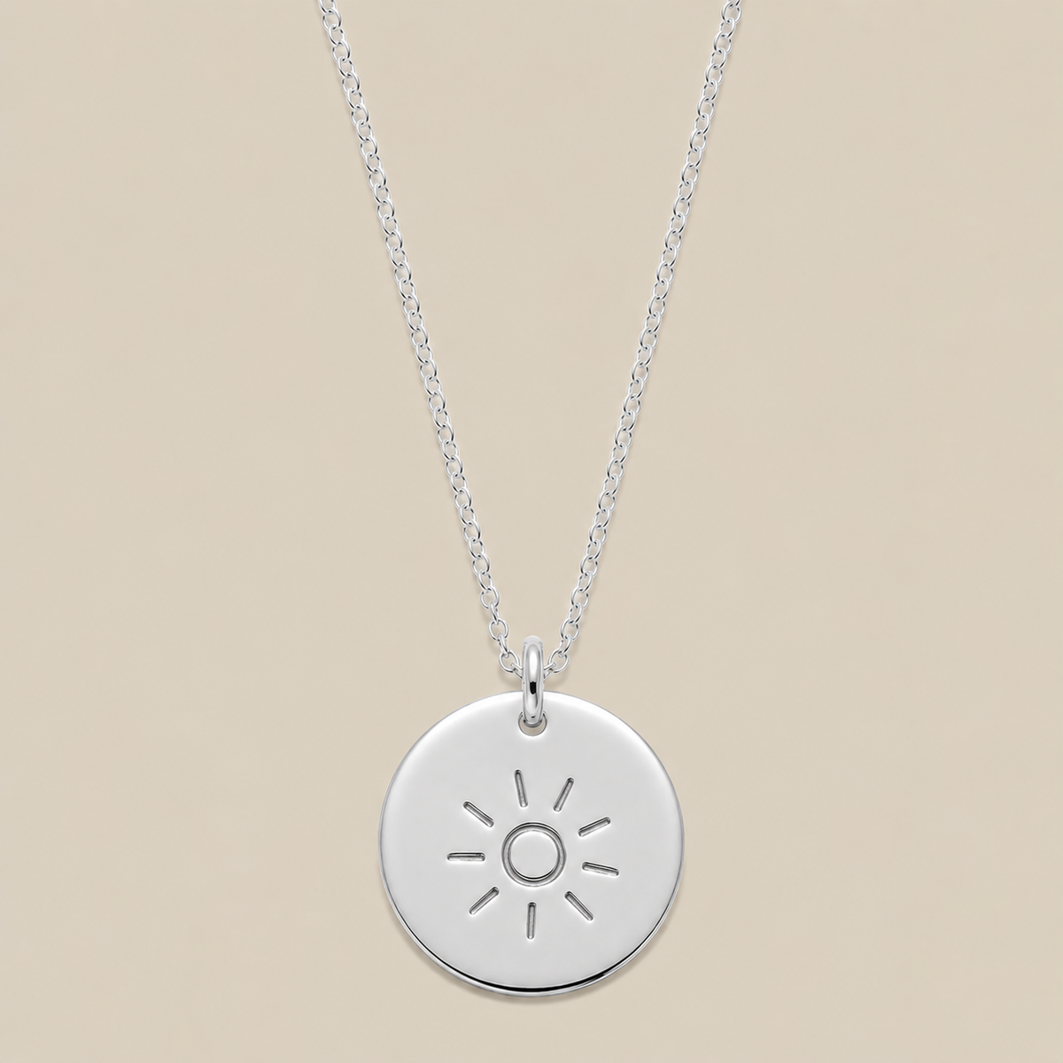 Sunny Disc Necklace