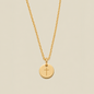 Cross Disc Necklace