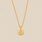 Teddy Bear Disc Necklace