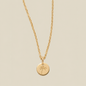 Palm Tree Disc Necklace