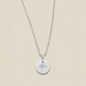 Palm Tree Disc Necklace