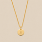 Pine Tree Disc Necklace