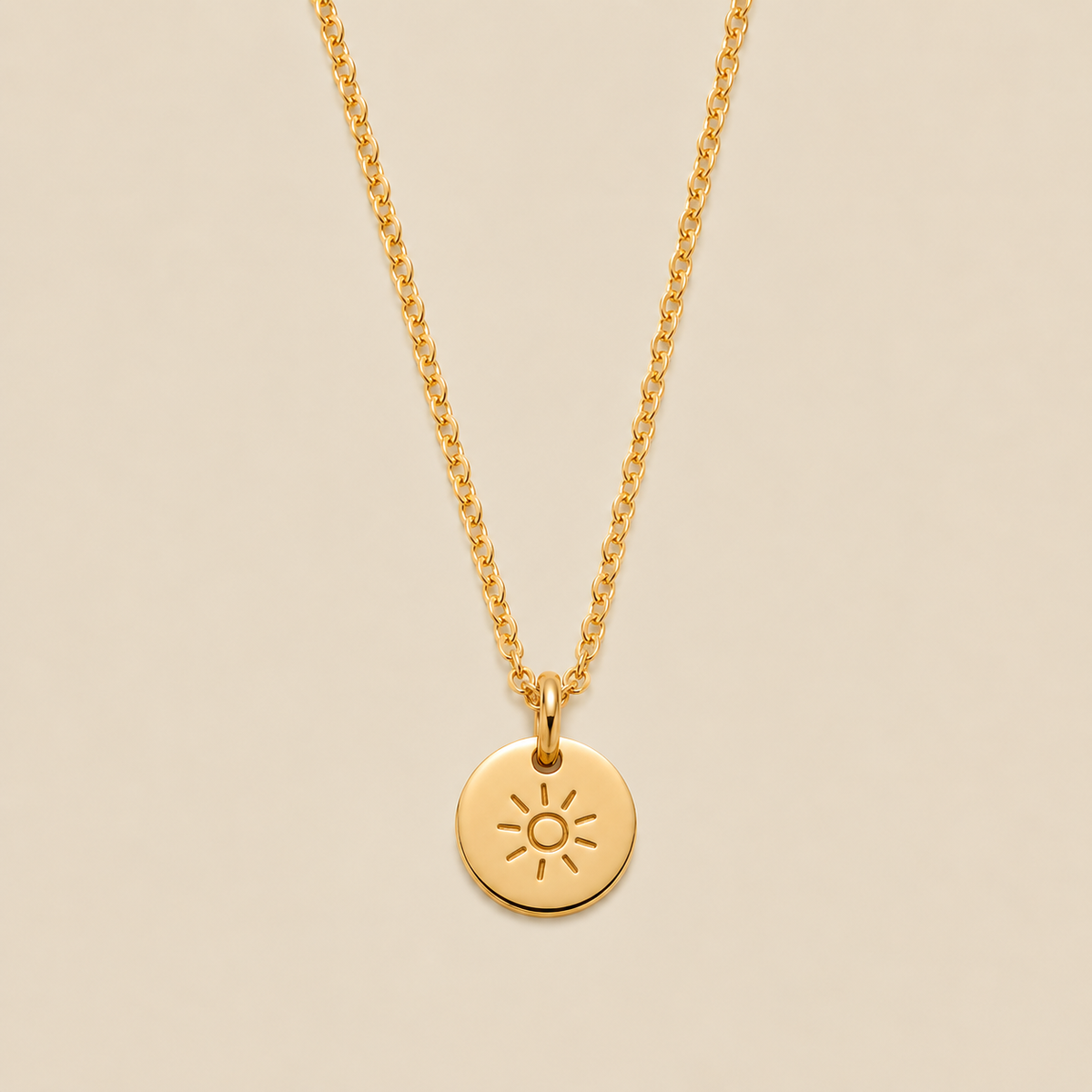 Sunny Disc Necklace