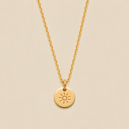 Sunny Disc Necklace