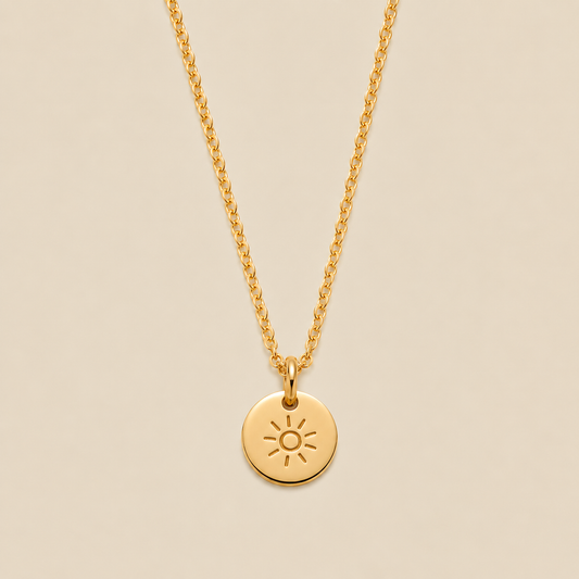 Sunny Disc Necklace