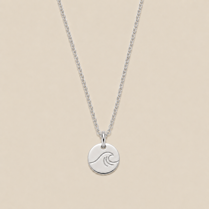 The Wave Disc Necklace