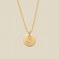 Teddy Bear Disc Necklace