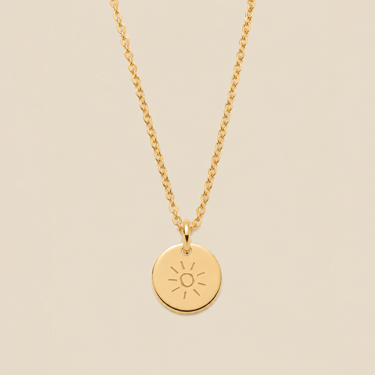 Sunny Disc Necklace