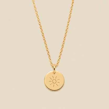 Sunny Disc Necklace