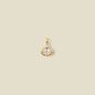 April Oval Birthstone Charm