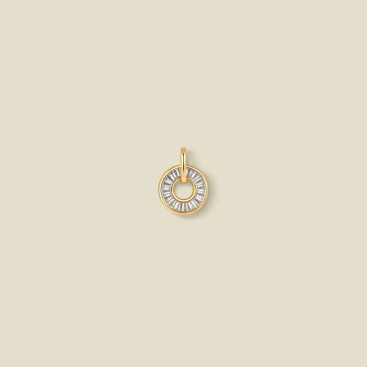 April Baguette Birthstone Charm