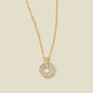April Baguette Birthstone Necklace