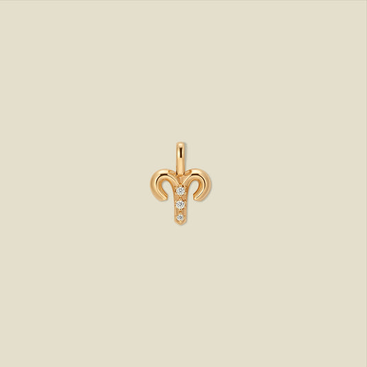 Aries Zodiac Charm