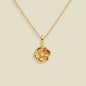 August Birth Flower Charm Necklace