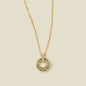 August Baguette Birthstone Necklace