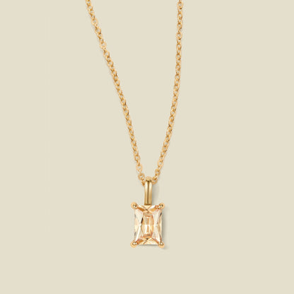 Baguette Charm Necklace