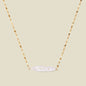 Baroque Pearl Bar Necklace