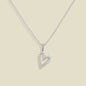 CZ Heart Charm Necklace