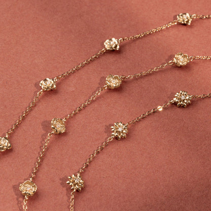 February CZ Birth Flower Station Bracelet