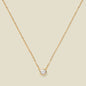 CZ Poppy Solitaire Necklace