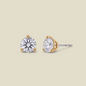 CZ Martini Stud Earrings