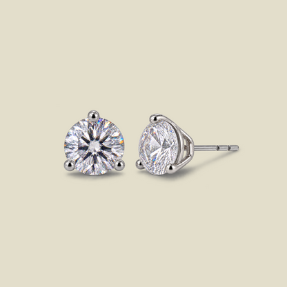 CZ Martini Stud Earrings