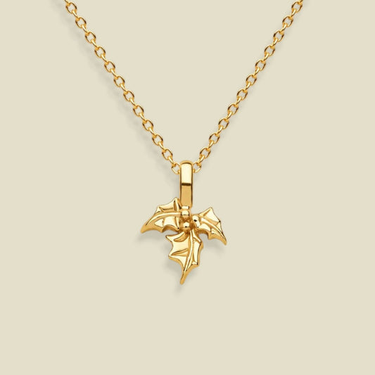 December Birth Flower Charm Necklace