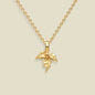 December Birth Flower Charm Necklace