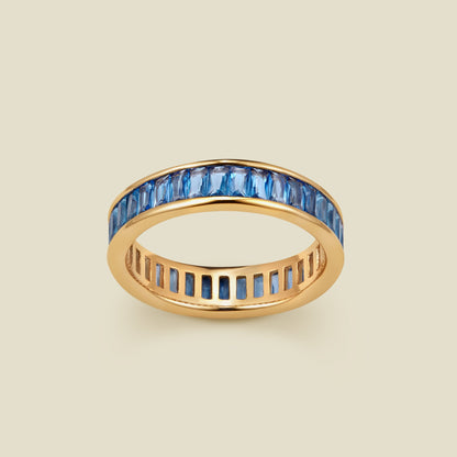 December Baguette Birthstone Ring
