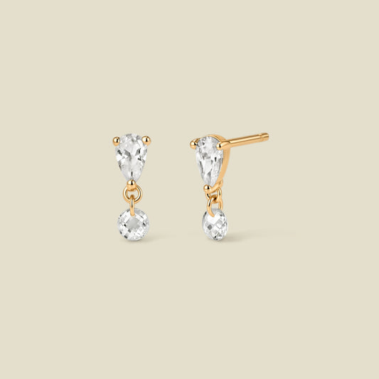 Dew Drop Stud Earrings