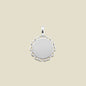 Engravable Ornate Circle Charm