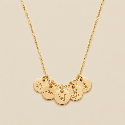 Evie Disc Necklace