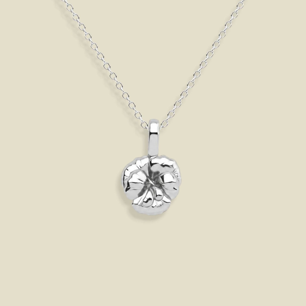 February Birth Flower Charm Necklace