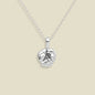 February Birth Flower Charm Necklace