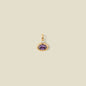 February Oval Birthstone Charm