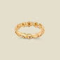 February CZ Birth Flower Eternity Ring