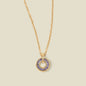 February Baguette Birthstone Necklace