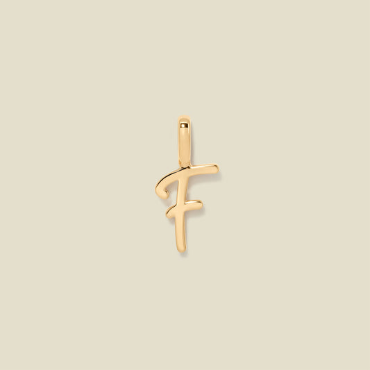 Script Initial F Charm