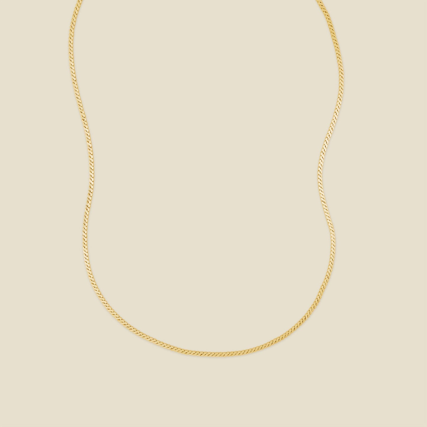 Serpentine Chain Necklace
