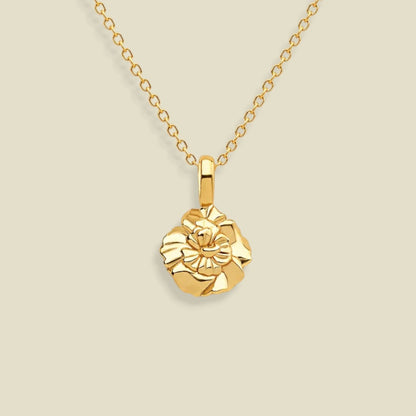 January Birth Flower Charm Necklace